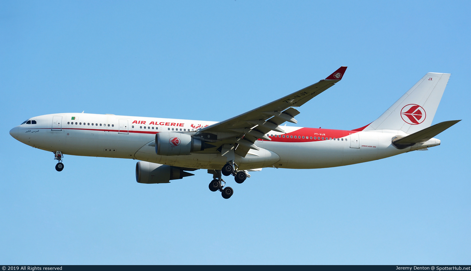 Photo of 7T-VJX - Airbus A330-202 operated by Air Algérie