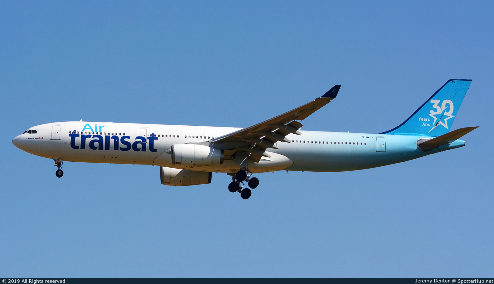 Photo of C-GKTS - Airbus A330-342 operated by Air Transat