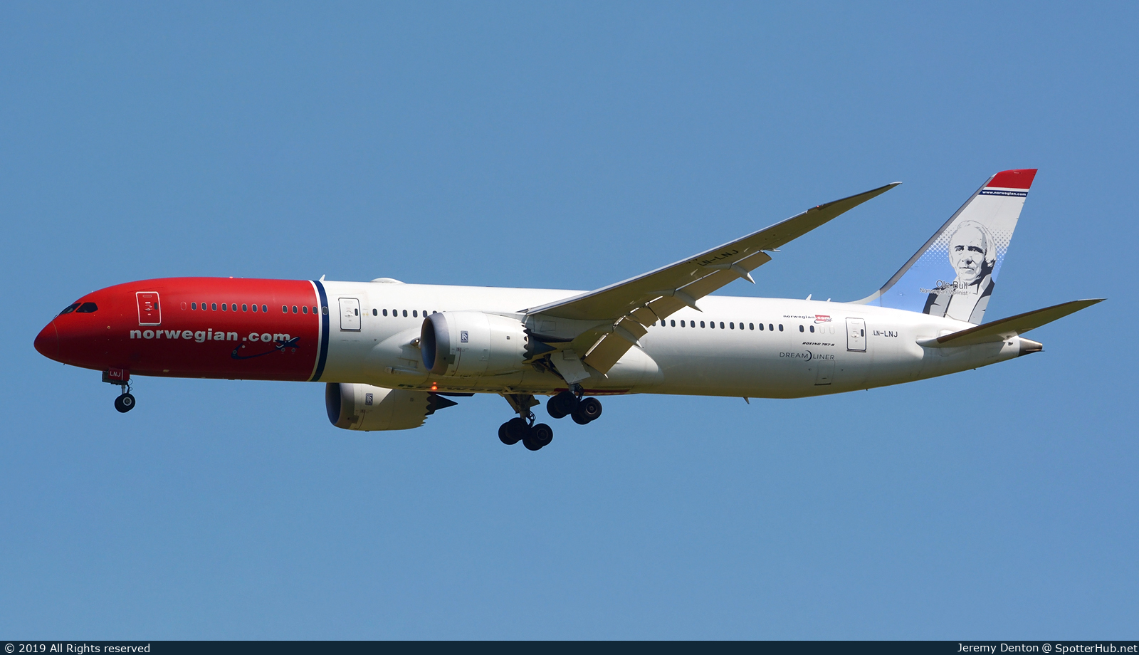Photo of LN-LNJ - Boeing 787-9 Dreamliner operated by Norwegian Long Haul