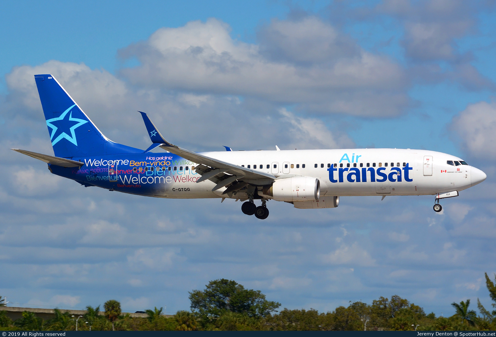 Photo of C-GTQG - Boeing 737-8Q8 operated by Air Transat