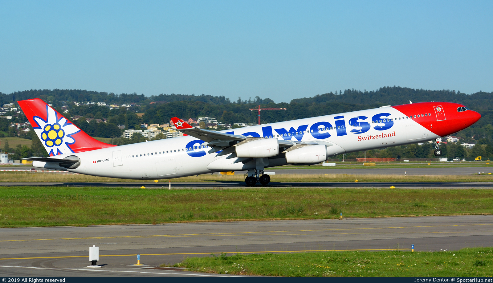 Photo of HB-JMG - Airbus A340-313 operated by Edelweiss Air
