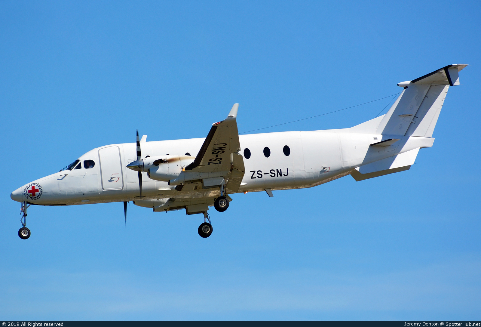 Photo of ZS-SNJ - Beechcraft 1900D operated by ICRC International Committee of the Red Cross