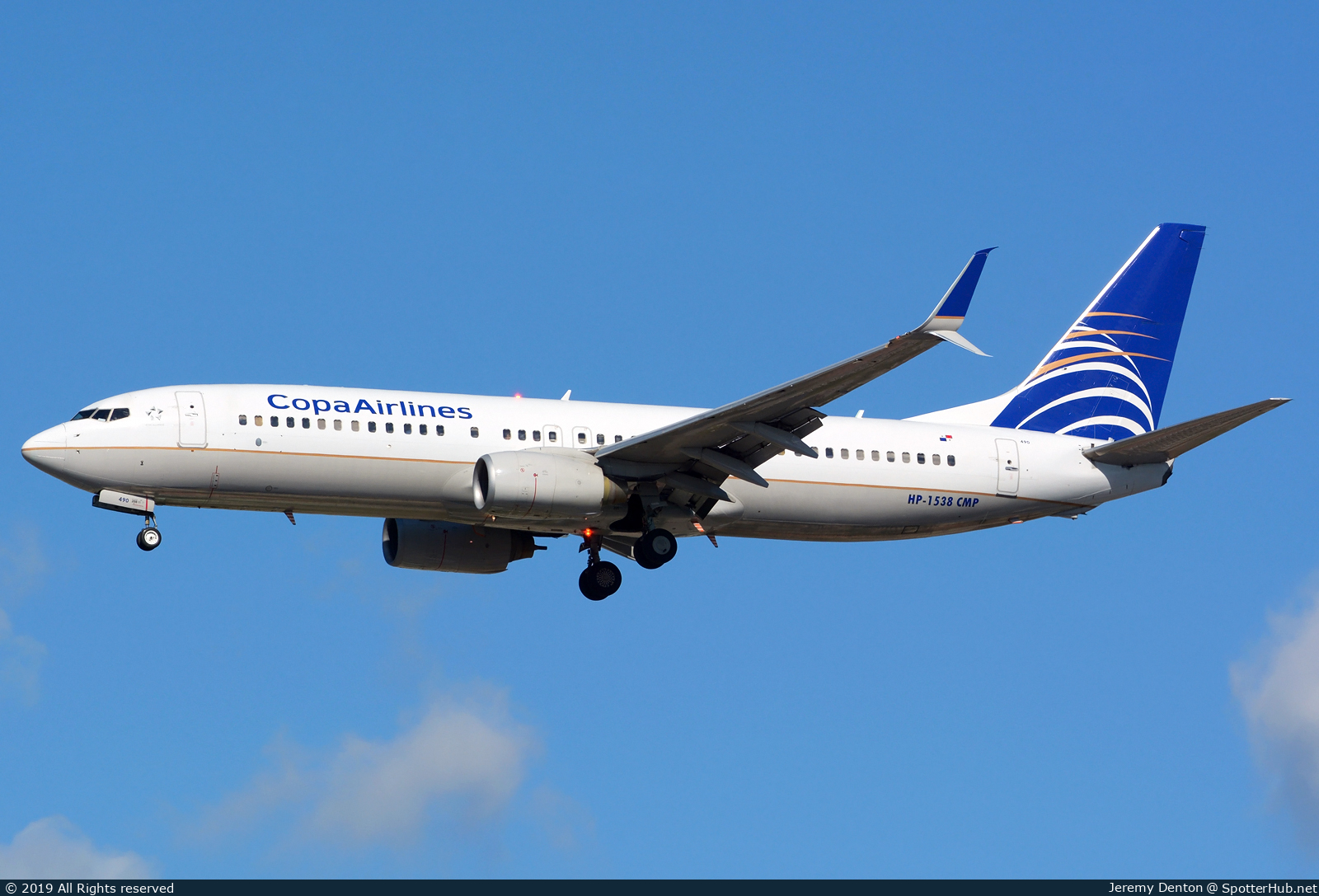 Photo of HP-1538CMP - Boeing 737-8V3 operated by Copa Airlines