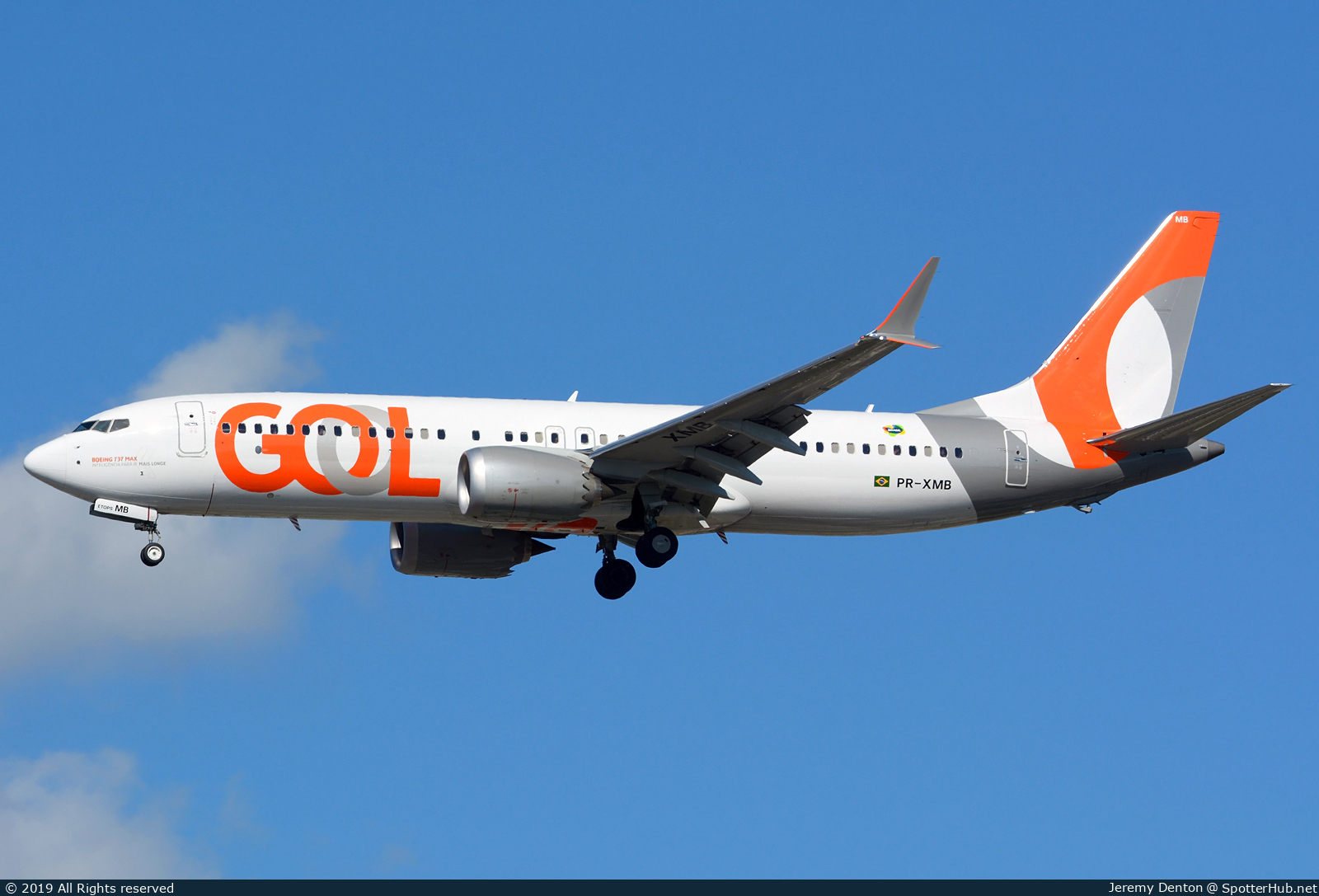 Photo of PR-XMB - Boeing 737 MAX 8 operated by GOL Linhas Aéreas