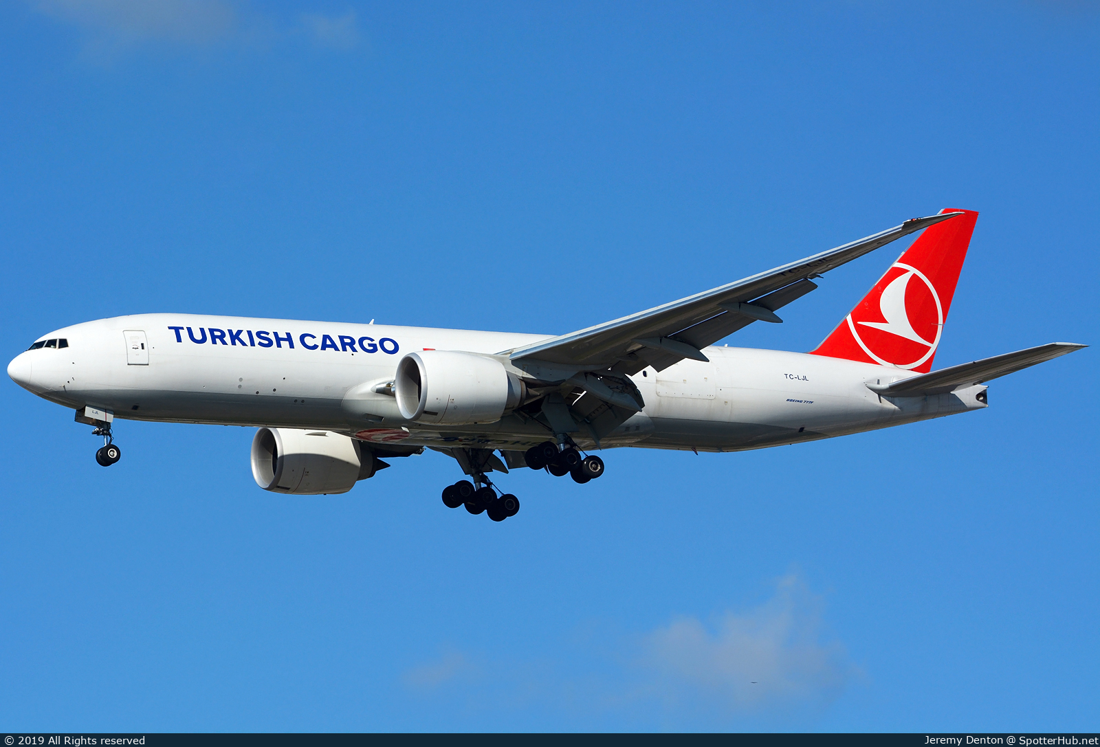 Photo of TC-LJL - Boeing 777-FF2 operated by Turkish Airlines Cargo