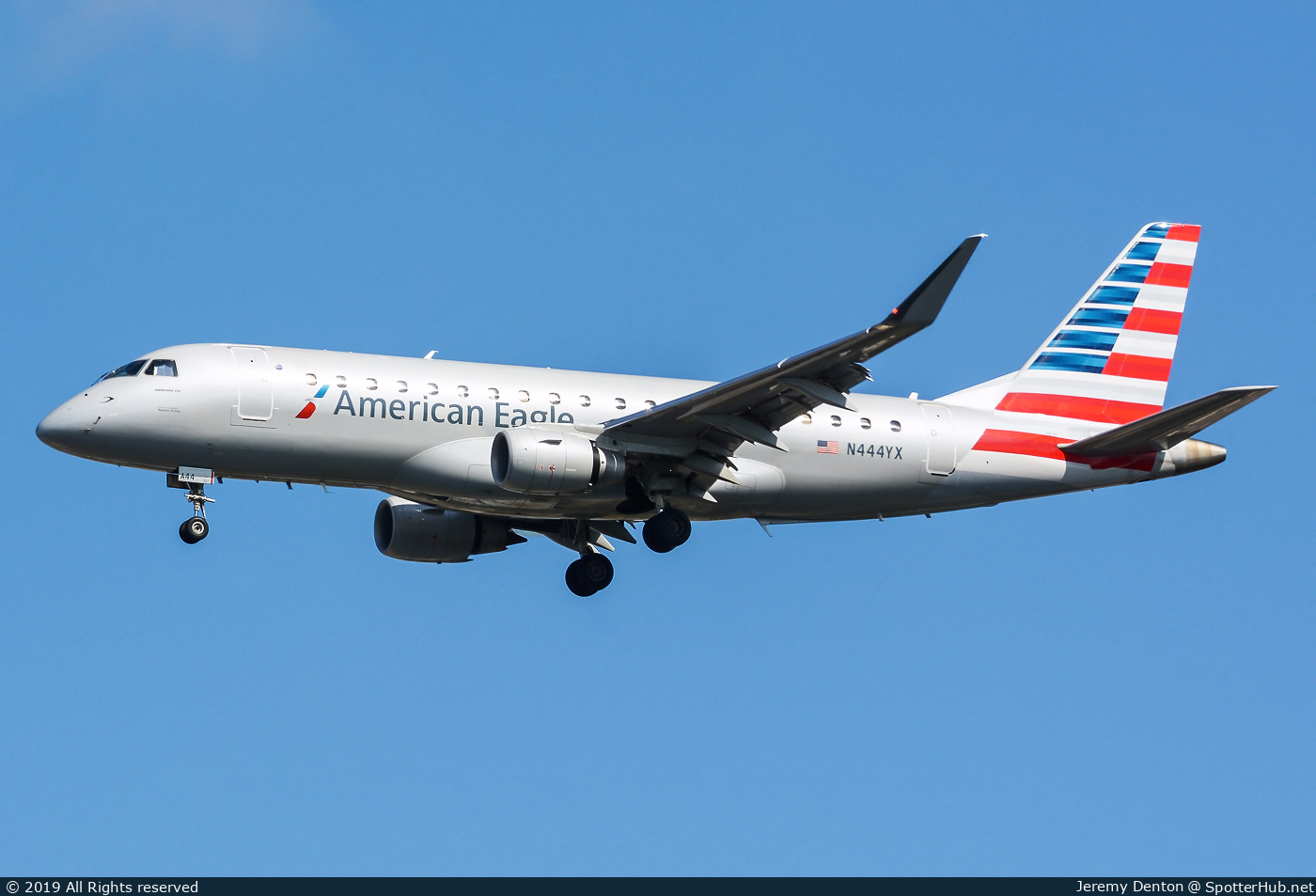 Photo of N444YX - Embraer ERJ-175LR operated by American Eagle (opb Republic Airways)