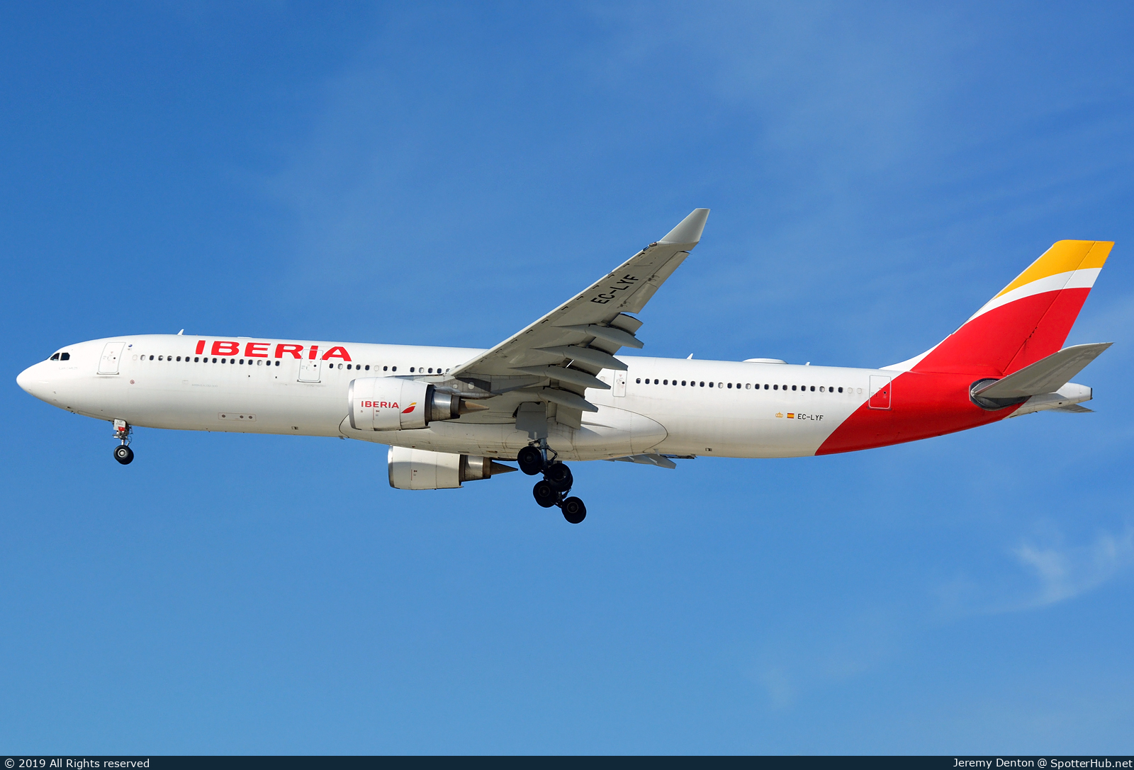 Photo of EC-LYF - Airbus A330-302 operated by Iberia