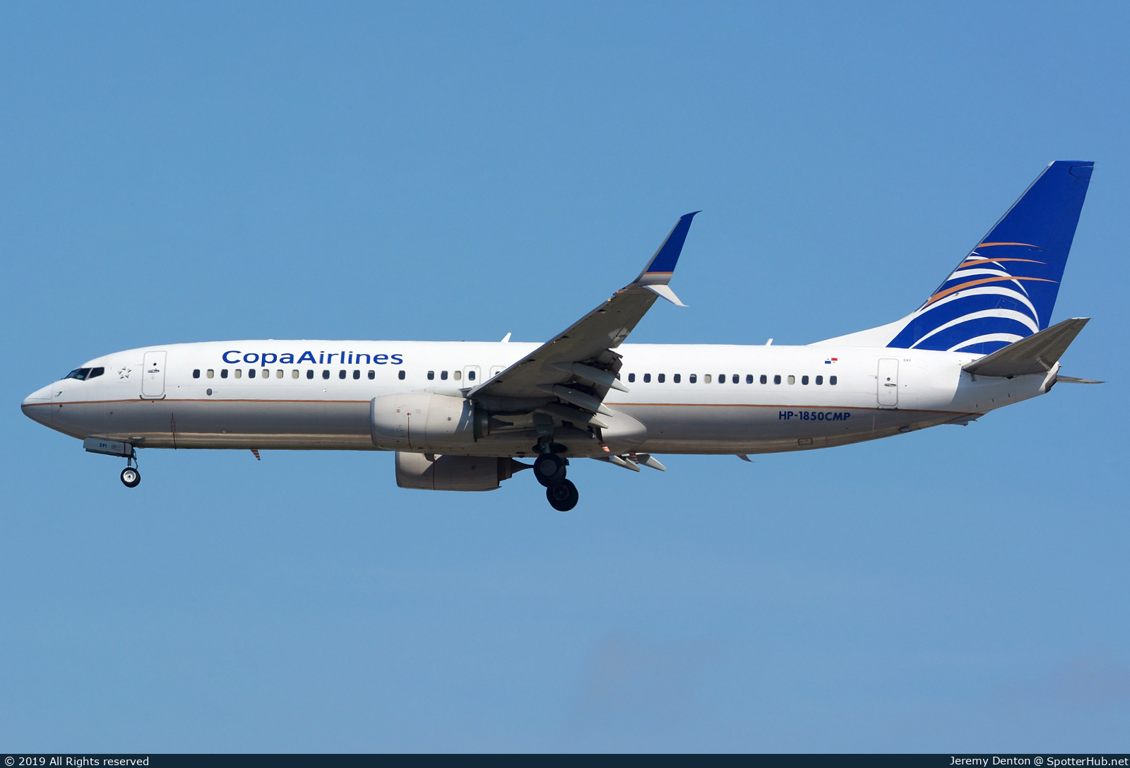 Photo of HP-1850CMP - Boeing 737-8V3 operated by Copa Airlines