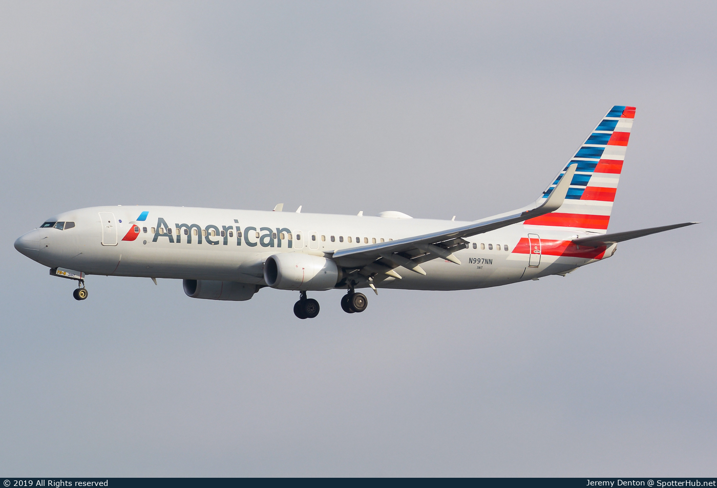 Photo of N997NN - Boeing 737-823 operated by American Airlines