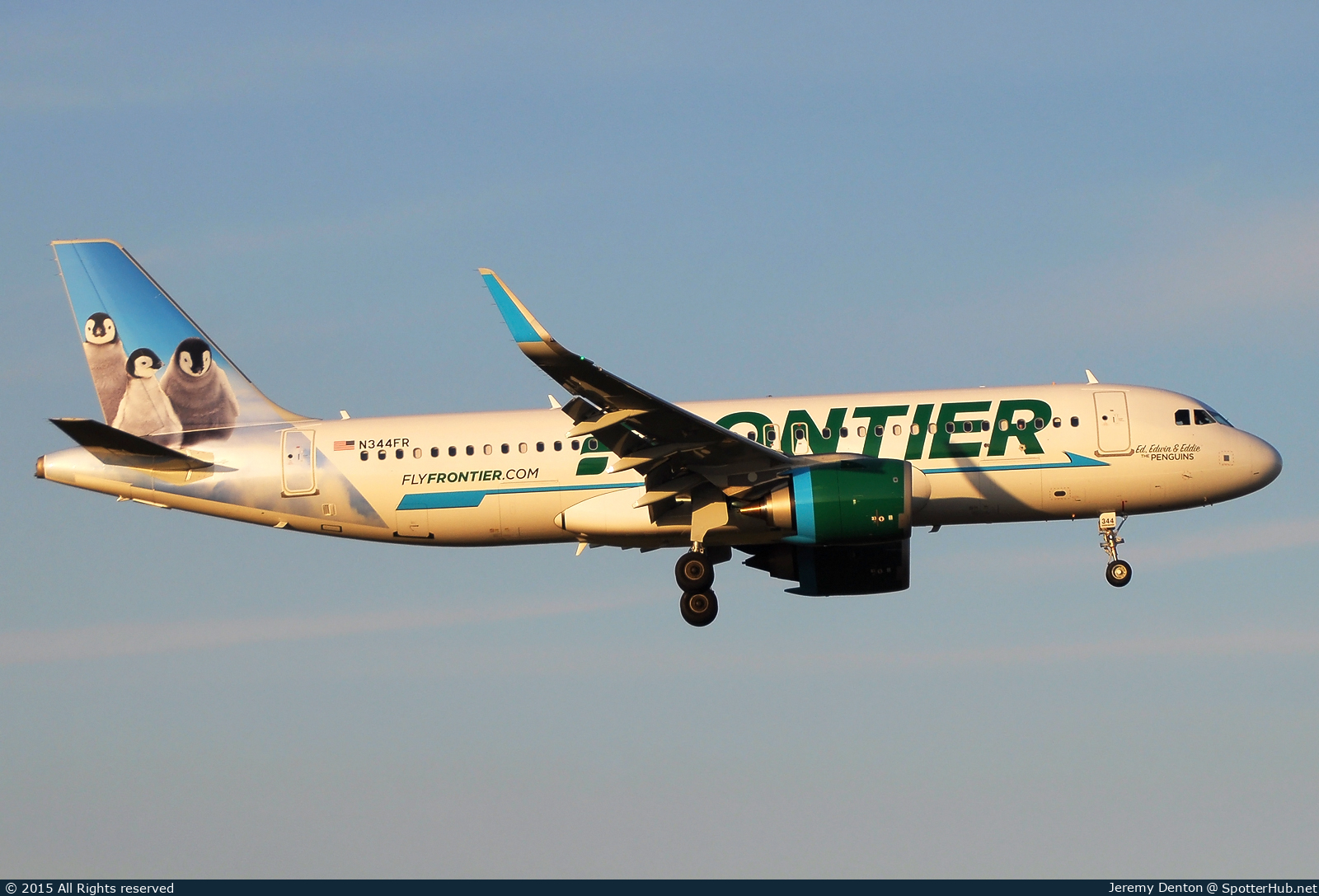 Photo of N344FR - Airbus A320-251N operated by Frontier Airlines