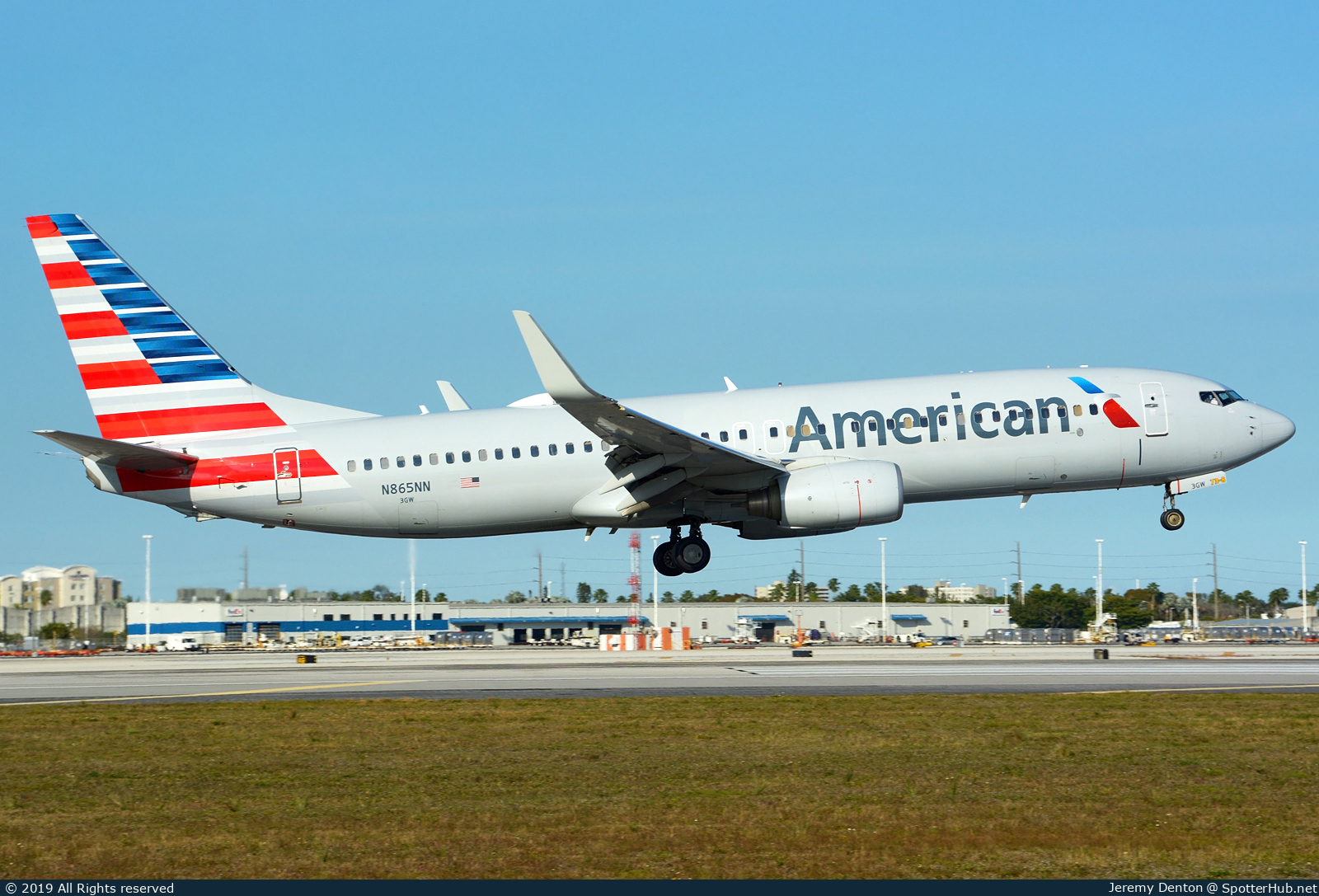 Photo of N865NN - Boeing 737-823 operated by American Airlines