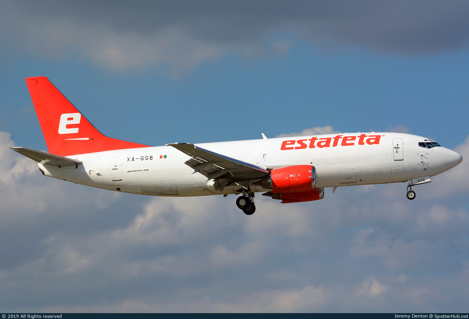Photo of XA-GGB - Boeing 737-3M8(BDSF) operated by Estafeta Carga Aérea