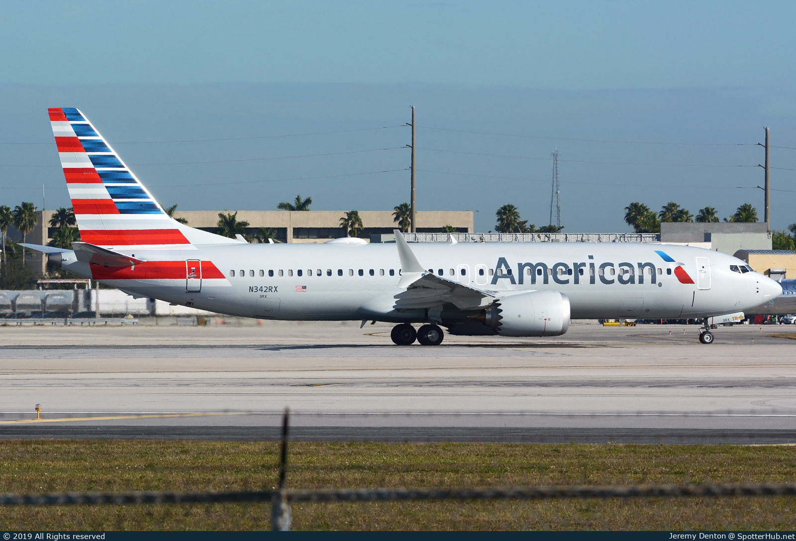 Photo of N342RX - Boeing 737 MAX 8 operated by American Airlines