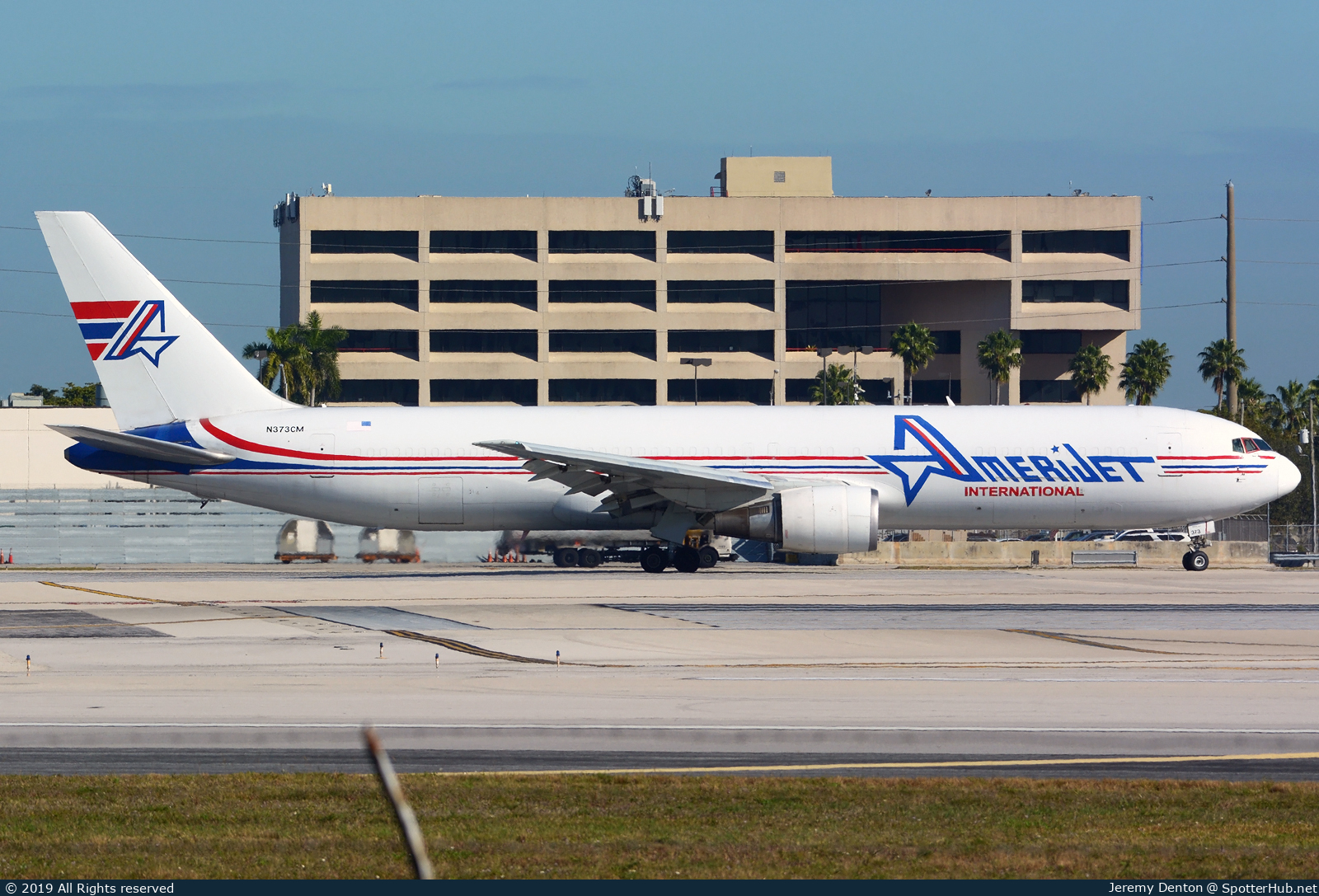 Photo of N373CM - Boeing 767-338(ER)(BDSF) operated by Amerijet International Airlines