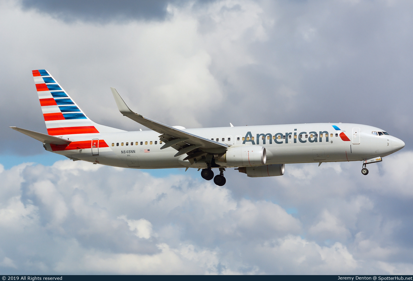 Photo of N848NN - Boeing 737-823 operated by American Airlines