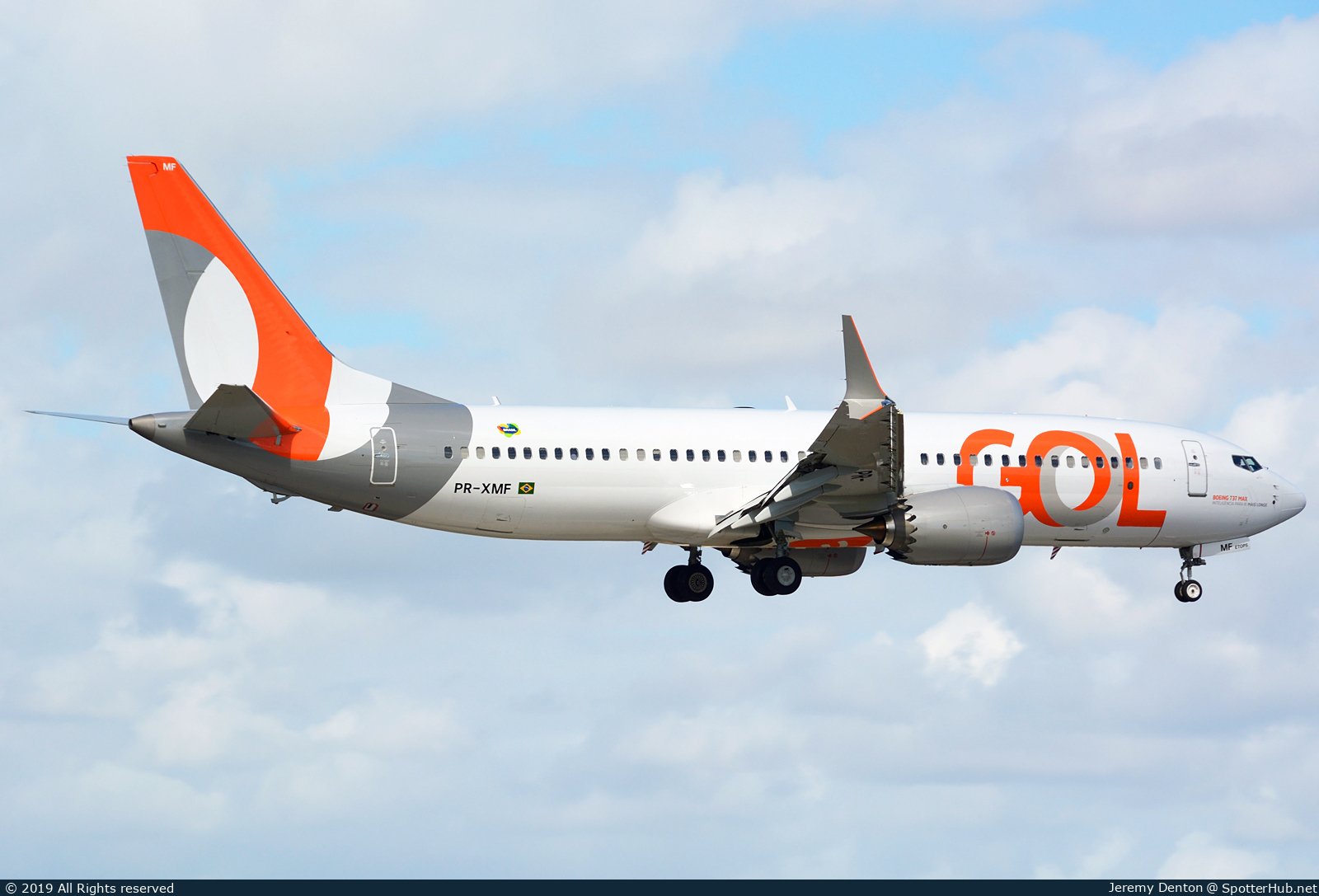 Photo of PR-XMF - Boeing 737 MAX 8 operated by GOL Linhas Aéreas