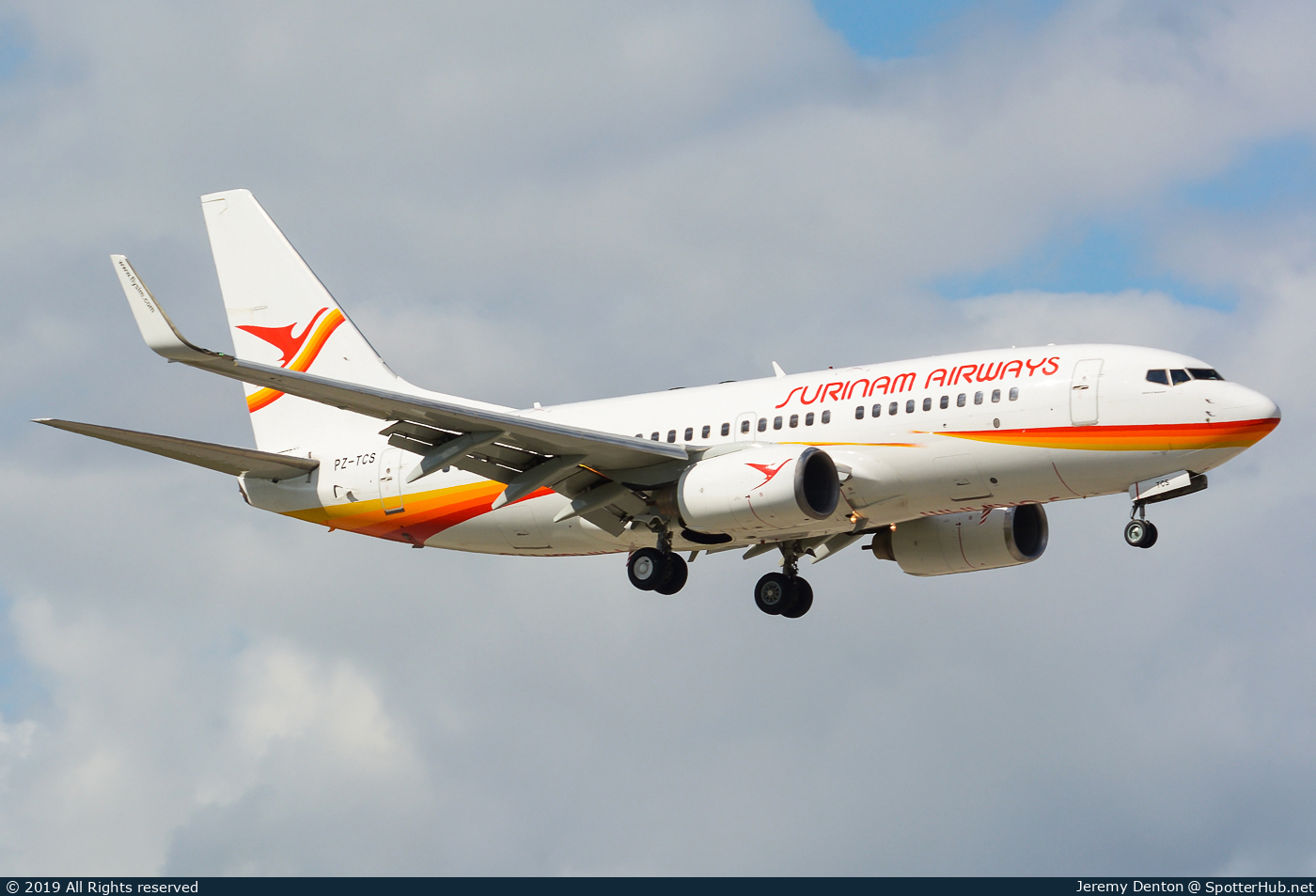 Photo of PZ-TCS - Boeing 737-79L operated by Surinam Airways