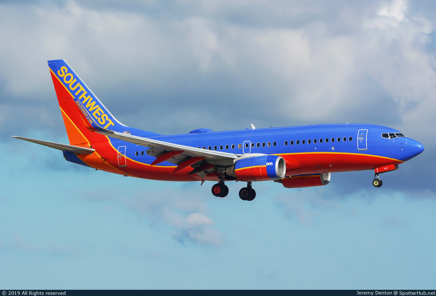 Photo of N297WN - Boeing 737-7H4 operated by Southwest Airlines