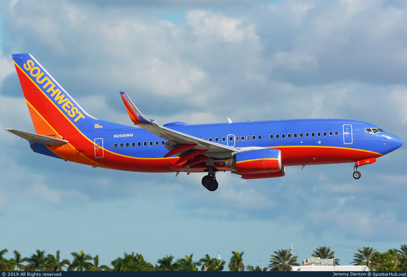 Photo of N298WN - Boeing 737-7H4 operated by Southwest Airlines