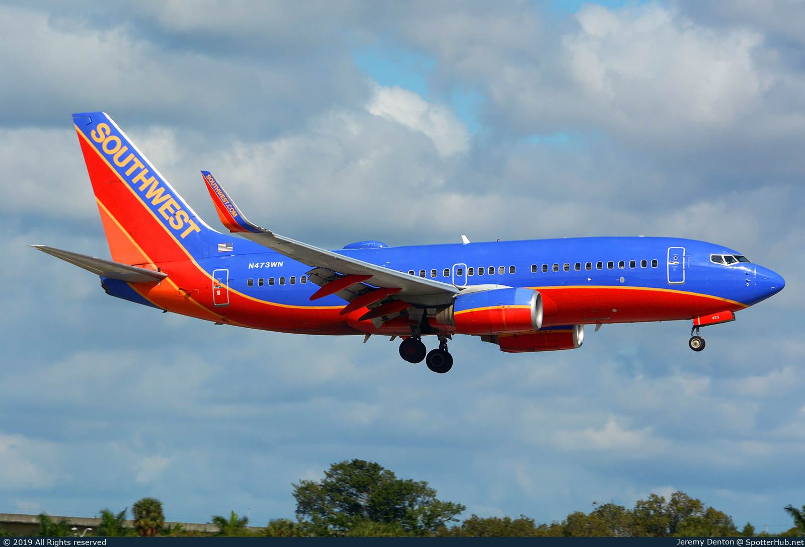 Photo of N473WN - Boeing 737-7H4 operated by Southwest Airlines