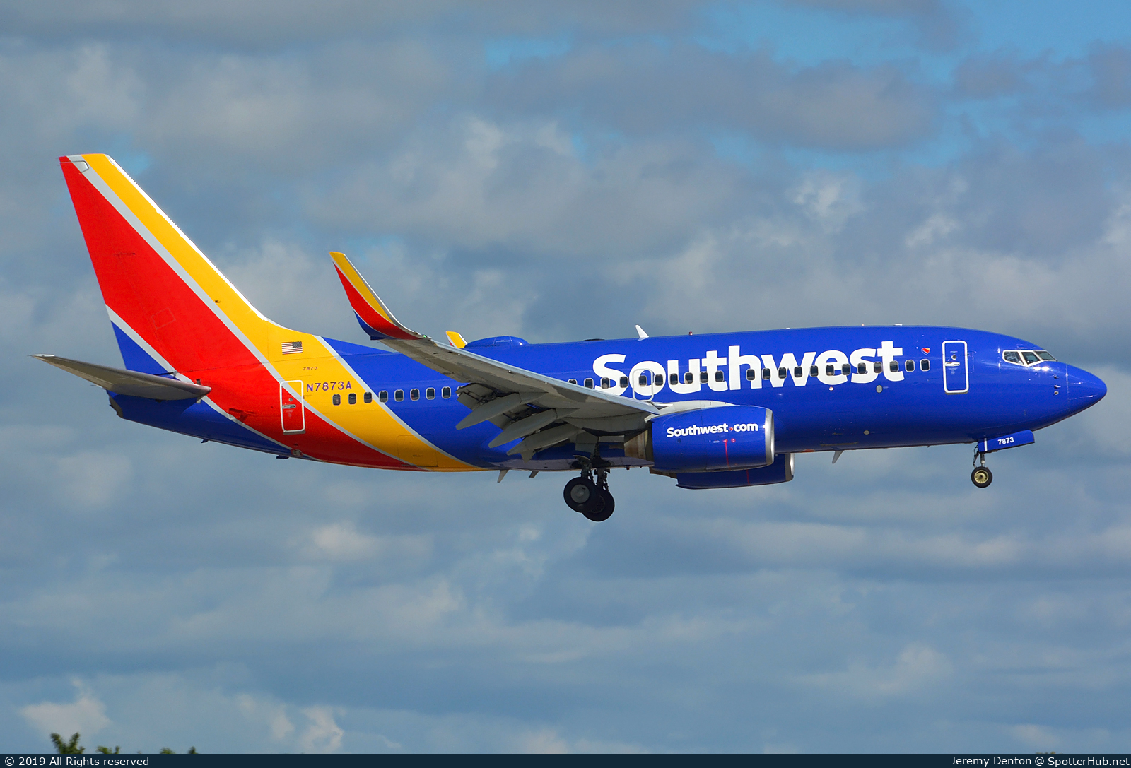 Photo of N7873A - Boeing 737-7Q8 operated by Southwest Airlines
