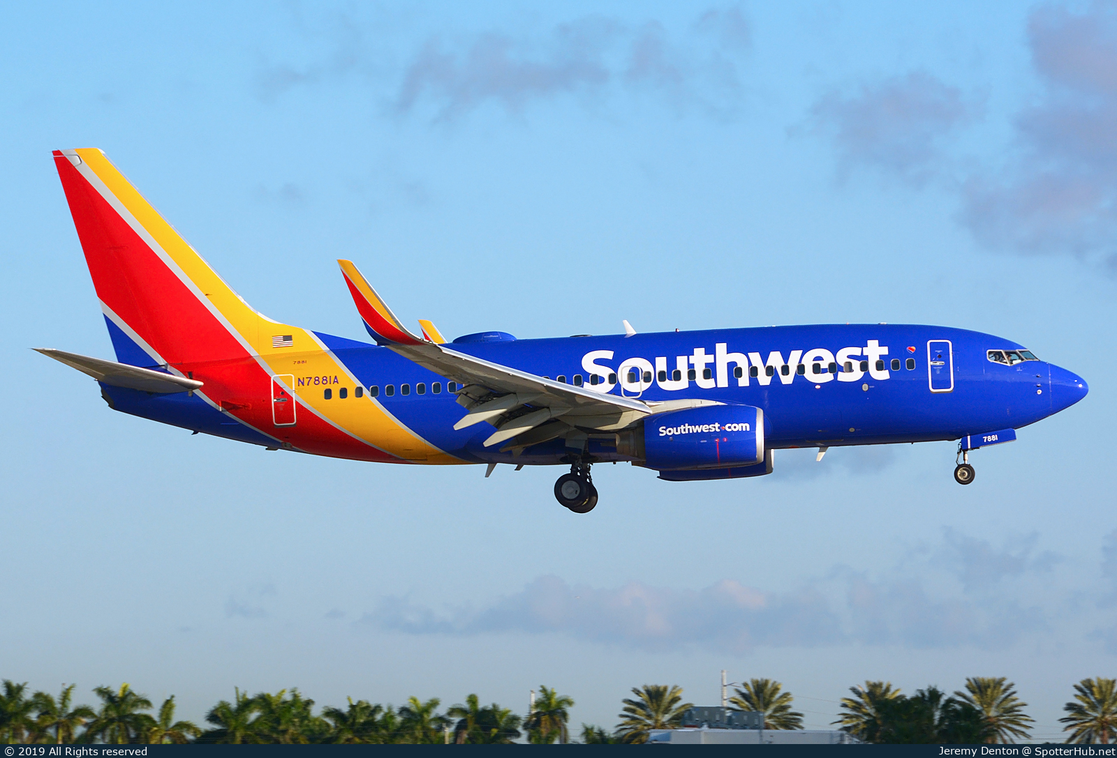 Photo of N7881A - Boeing 737-7CT operated by Southwest Airlines