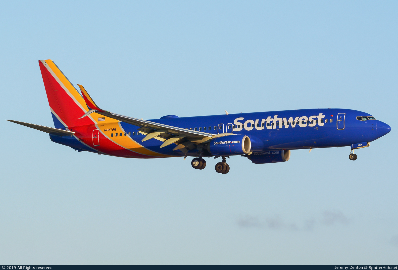 Photo of N8519R - Boeing 737-8H4 operated by Southwest Airlines