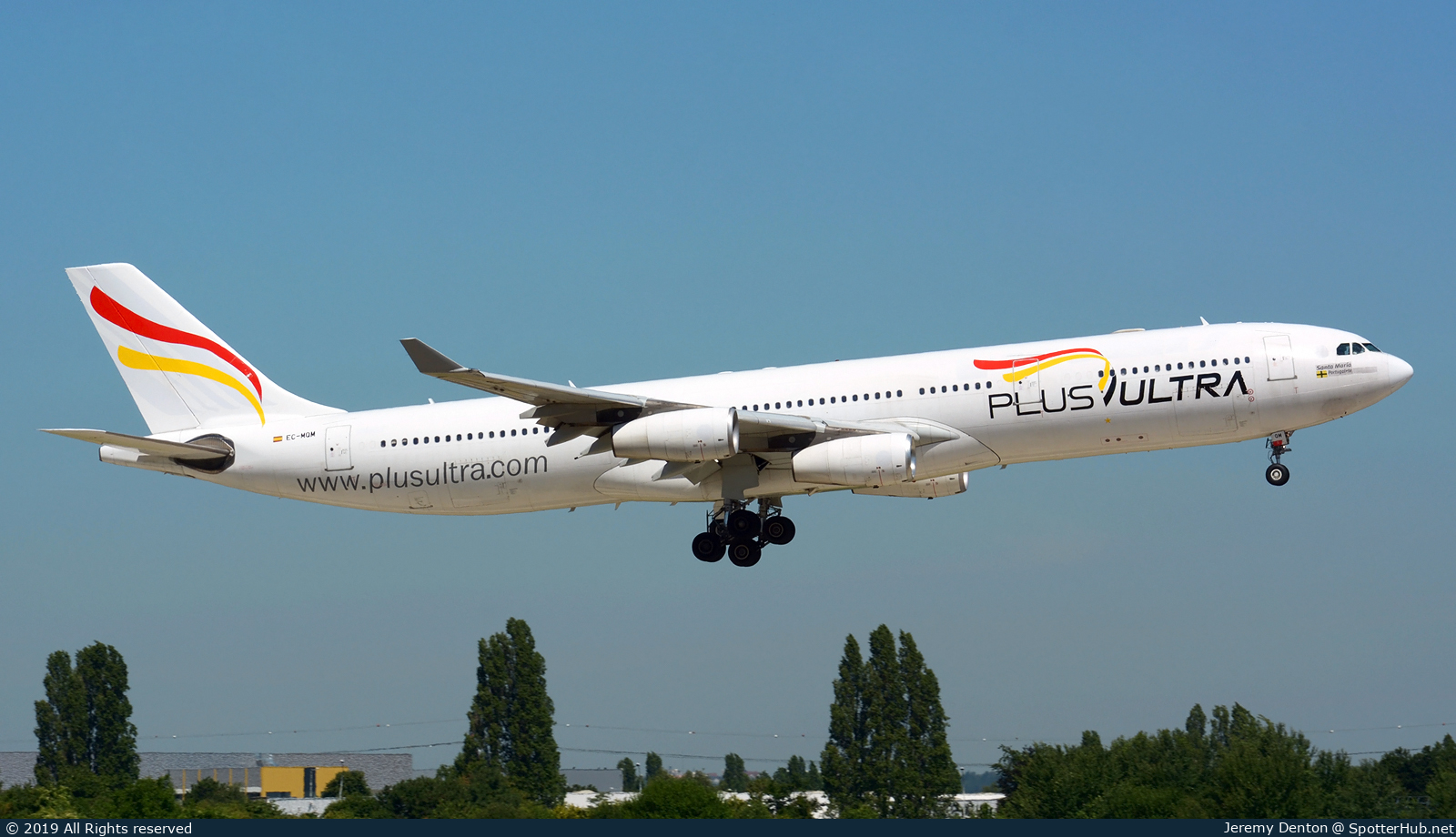 Photo of EC-MQM - Airbus A340-313 operated by Plus Ultra Líneas Aéreas