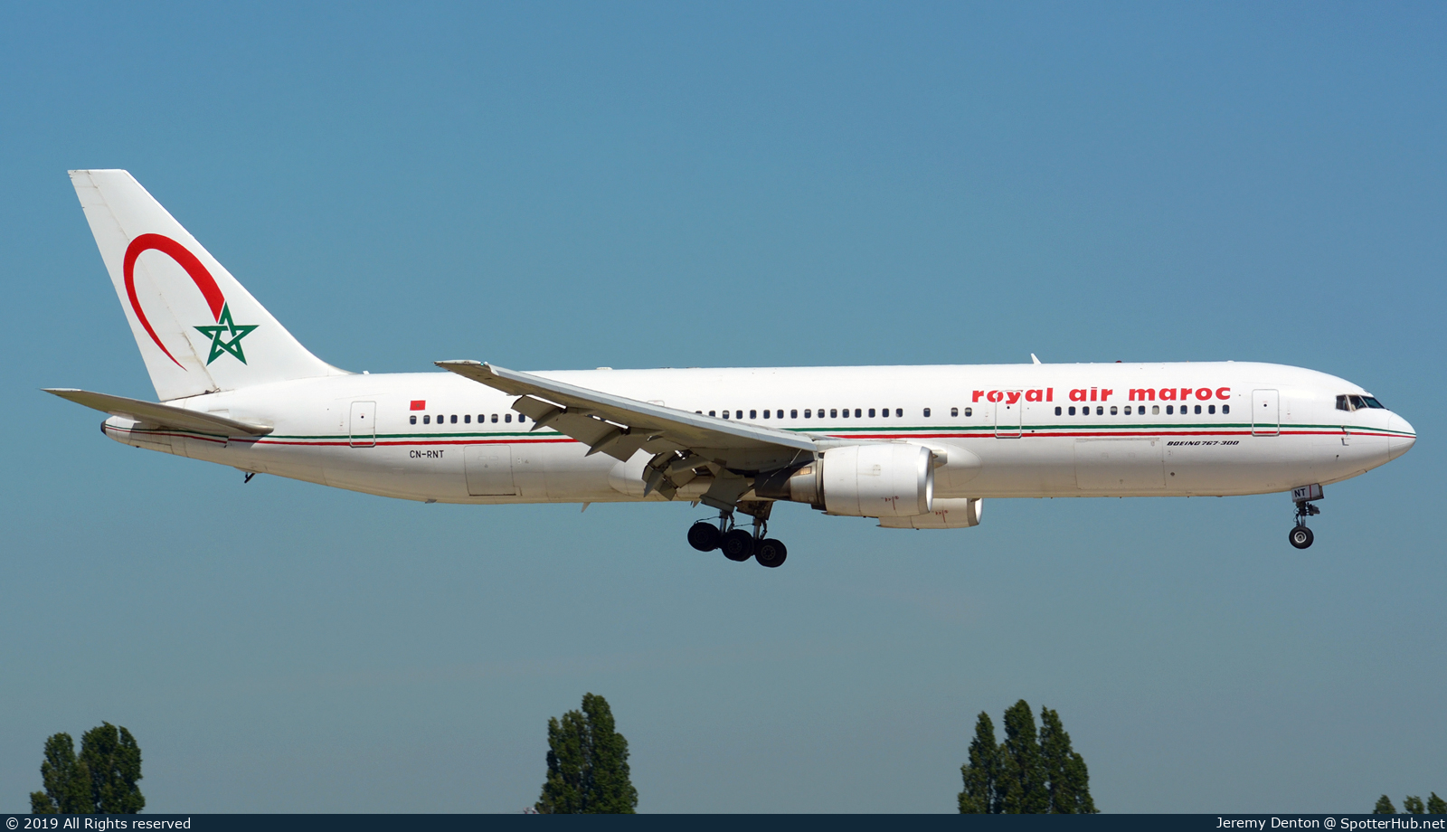 Photo of CN-RNT - Boeing 767-36N(ER) operated by Royal Air Maroc