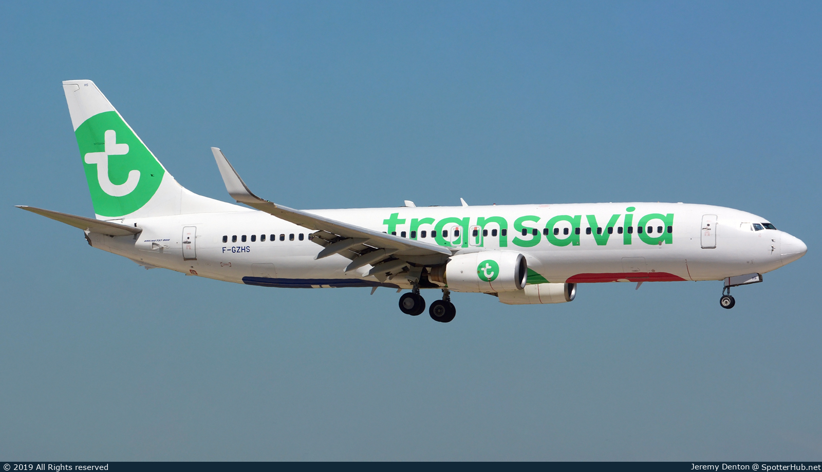Photo of F-GZHS - Boeing 737-84P operated by Transavia France