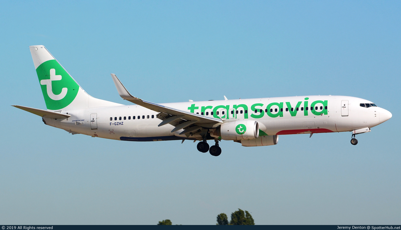 Photo of F-GZHZ - Boeing 737-85P operated by Transavia France