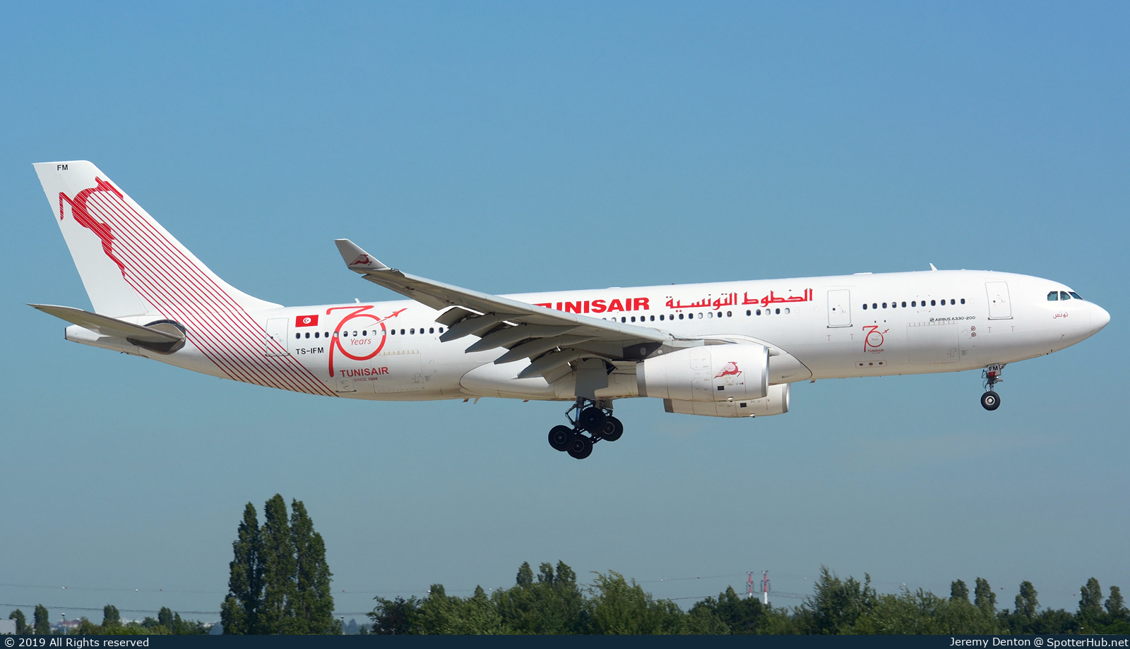 Photo of TS-IFM - Airbus A330-243 operated by Tunisair