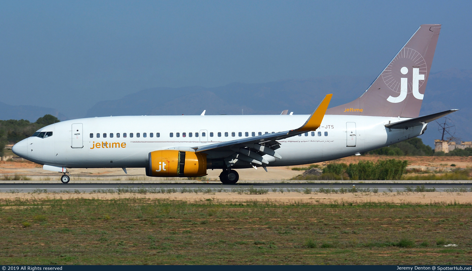 Photo of OY-JTS - Boeing 737-7K2 operated by Jettime