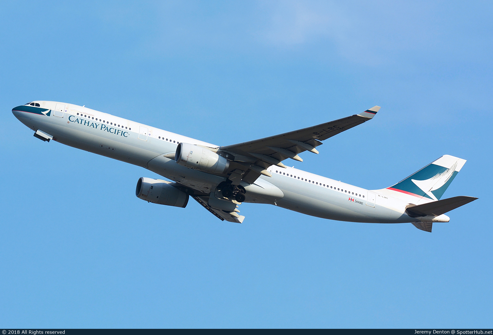 Photo of B-LBC - Airbus A330-343 operated by Cathay Pacific Airways