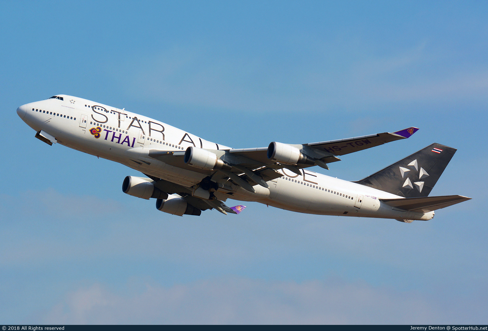 Photo of HS-TGW - Boeing 747-4D7 operated by Thai Airways International