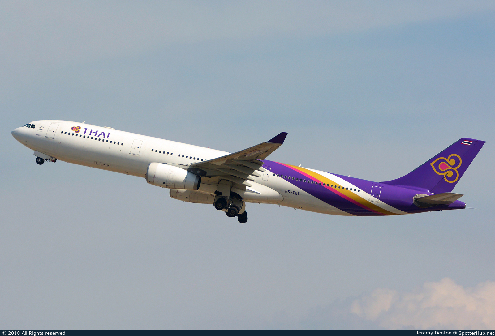 Photo of HS-TET - Airbus A330-343 operated by Thai Airways International