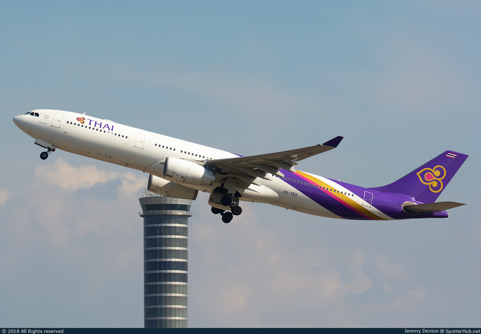 Photo of HS-TES - Airbus A330-343 operated by Thai Airways International