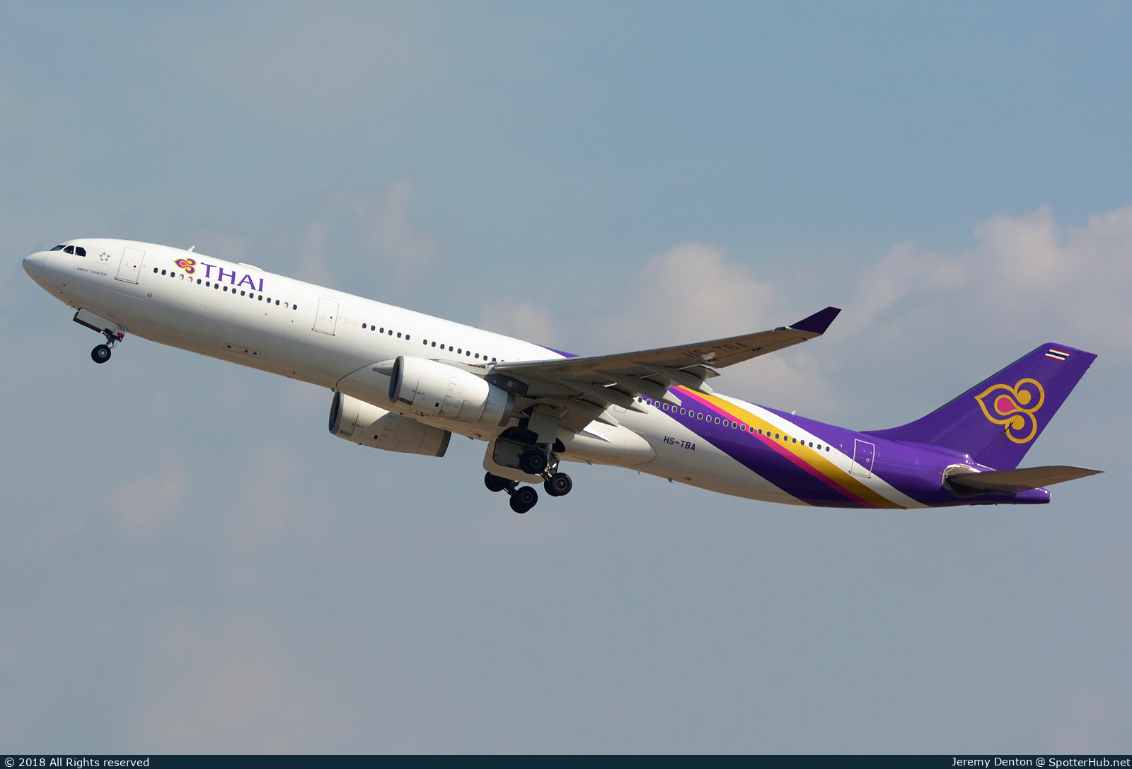 Photo of HS-TBA - Airbus A330-343 operated by Thai Airways International