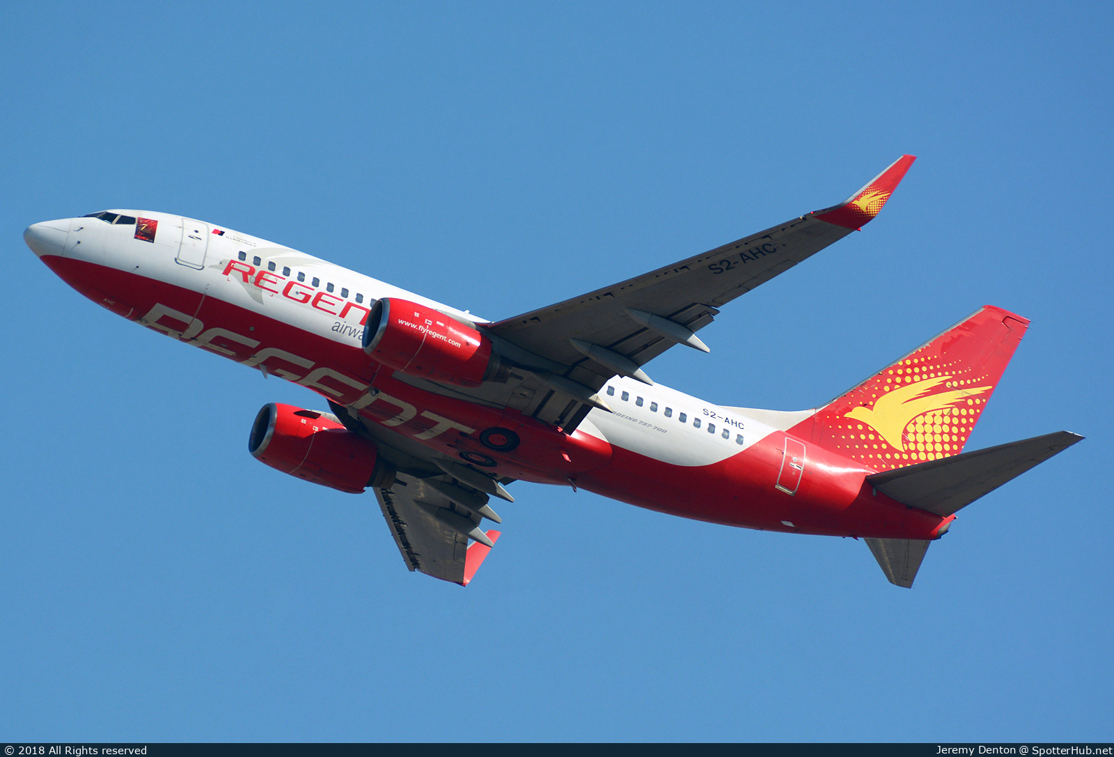 Photo of S2-AHC - Boeing 737-7V3 operated by Regent Airways