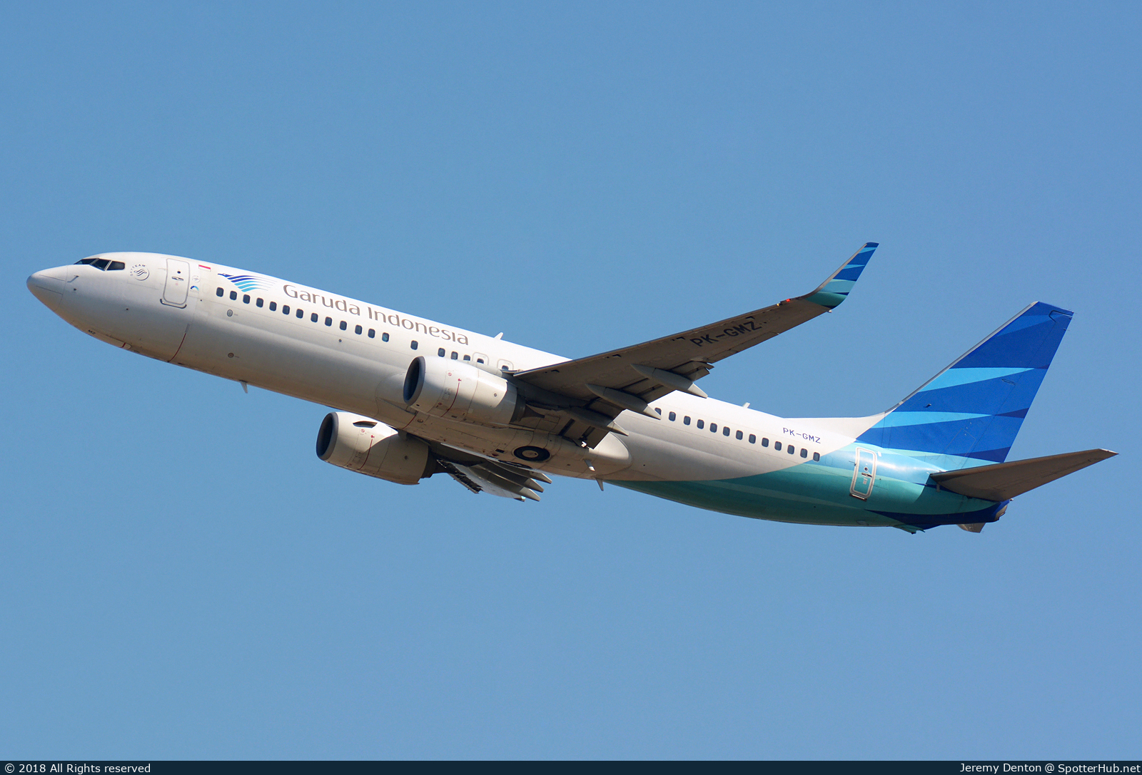 Photo of PK-GMZ - Boeing 737-8U3 operated by Garuda Indonesia