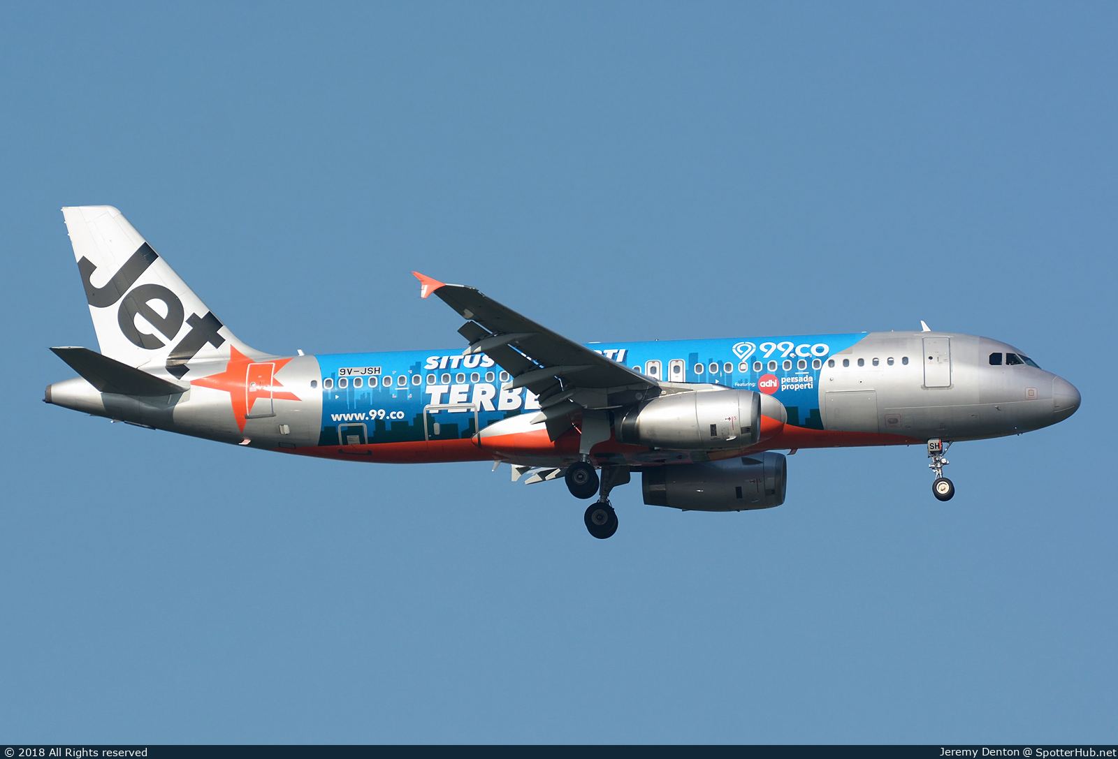 Photo of 9V-JSH - Airbus A320-232 operated by Jetstar Asia