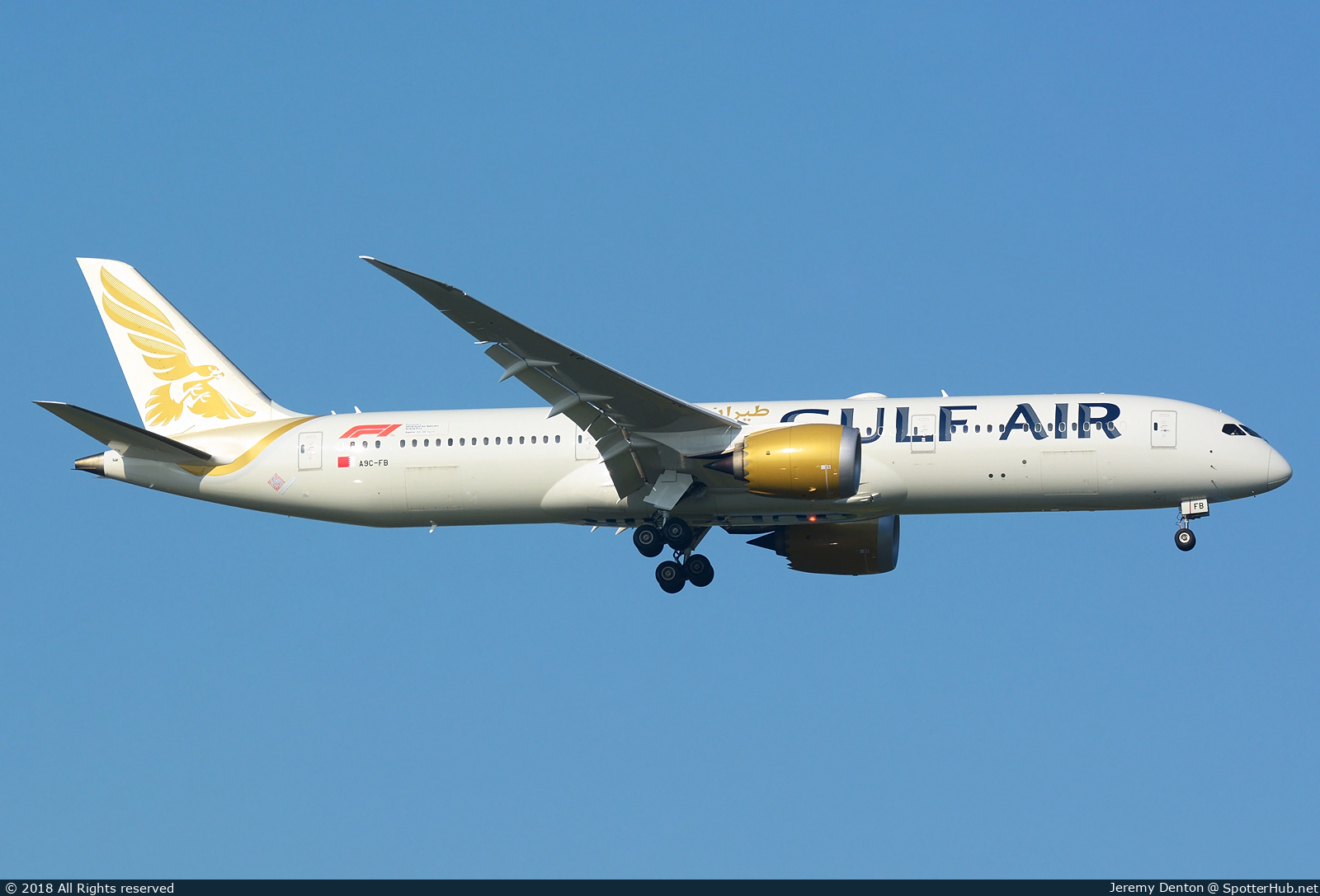 Photo of A9C-FB - Boeing 787-9 Dreamliner operated by Gulf Air