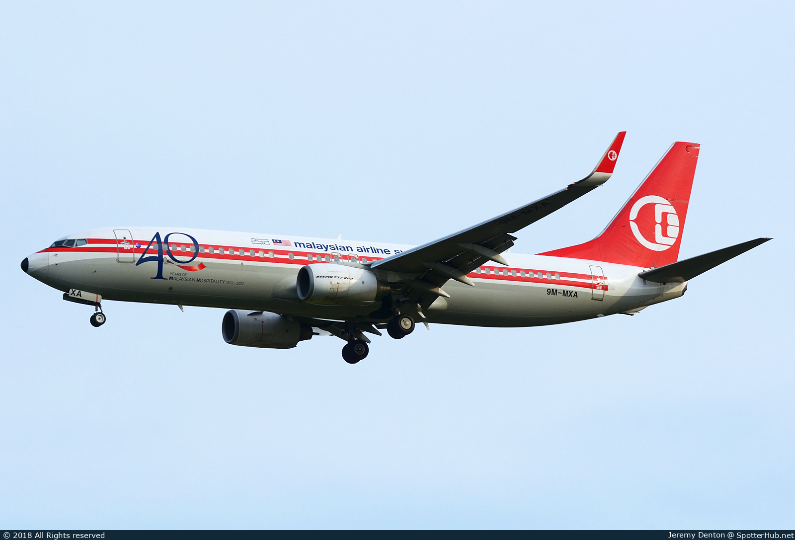 Photo of 9M-MXA - Boeing 737-8H6 operated by Malaysia Airlines