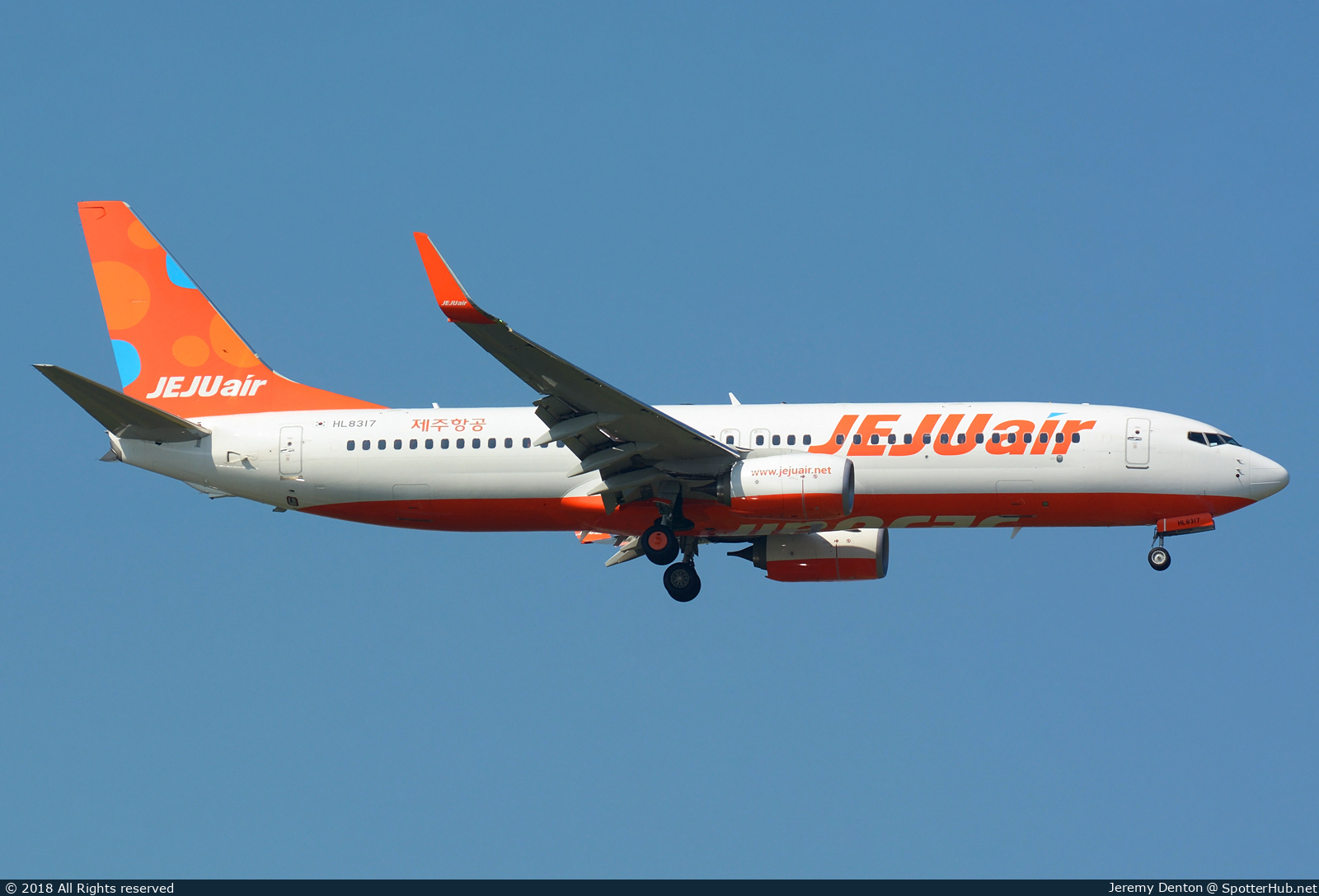 Photo of HL8317 - Boeing 737-8LC operated by Jeju Air