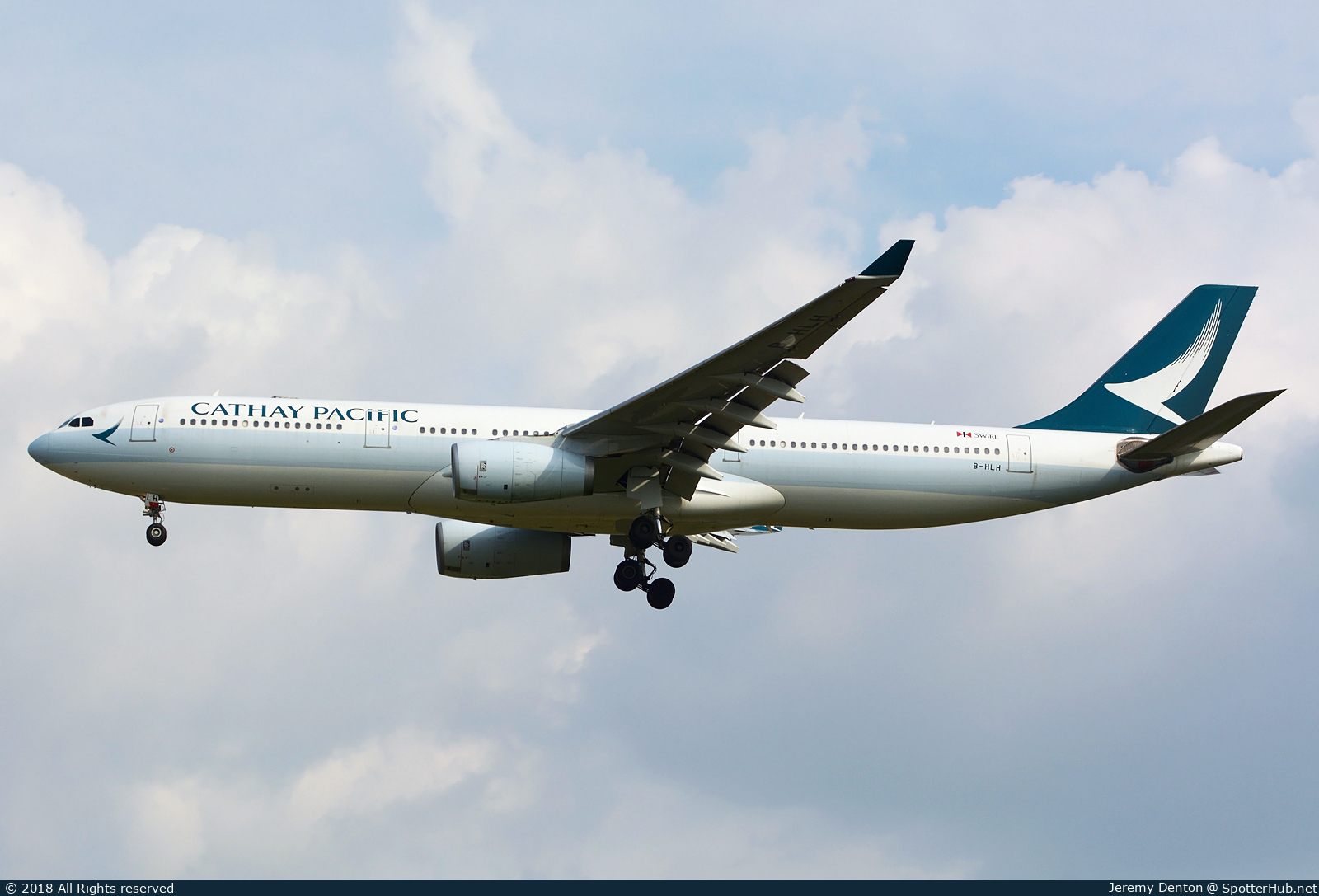 Photo of B-HLH - Airbus A330-342 operated by Cathay Pacific Airways