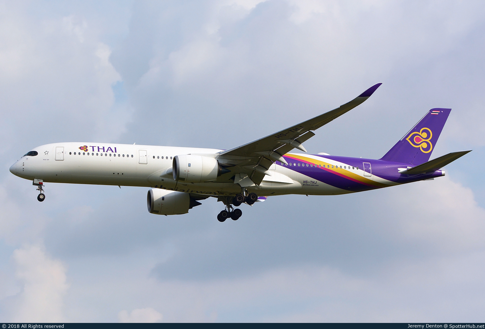 Photo of HS-THJ - Airbus A350-941 operated by Thai Airways International