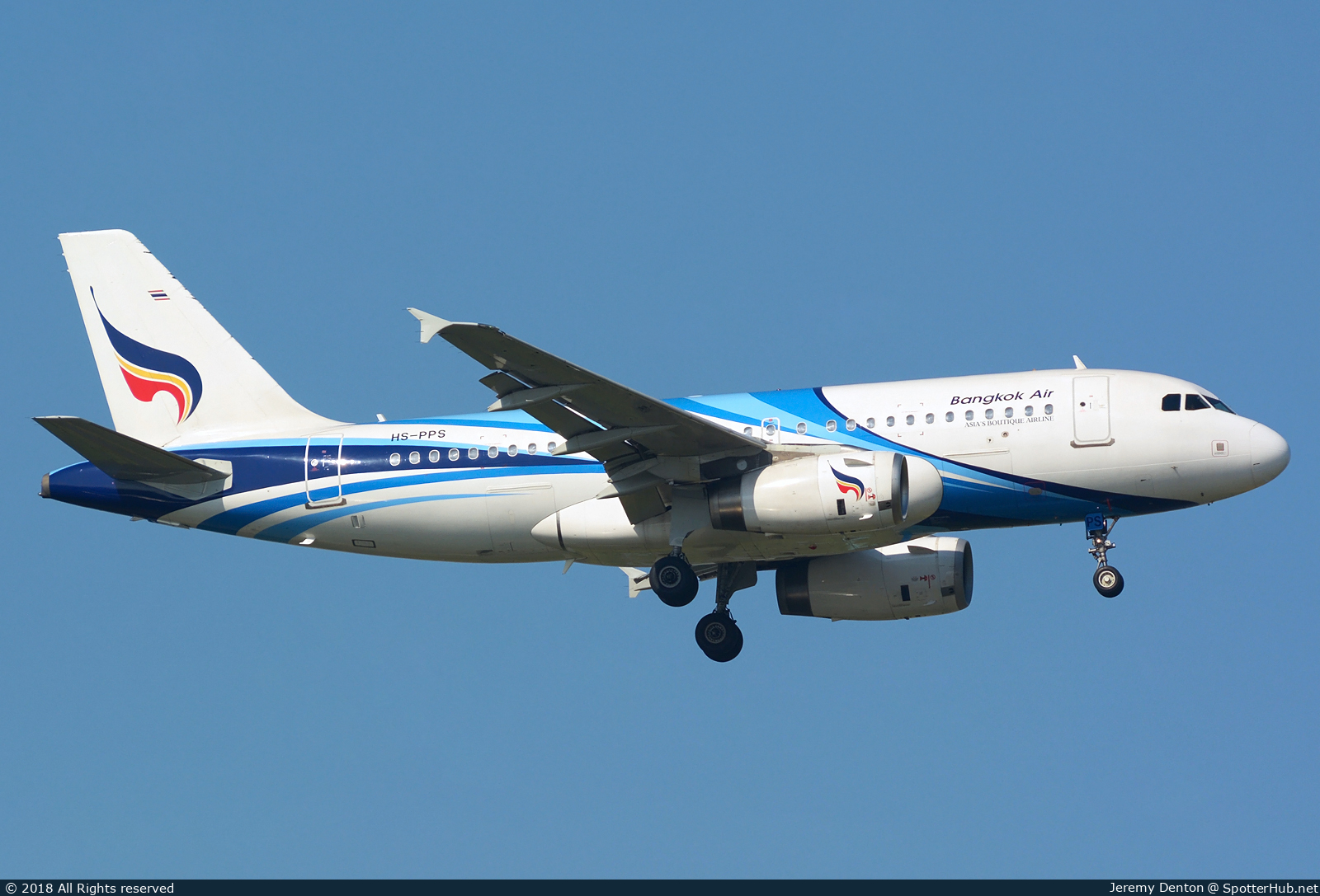 Photo of HS-PPS - Airbus A319-132 operated by Bangkok Airways