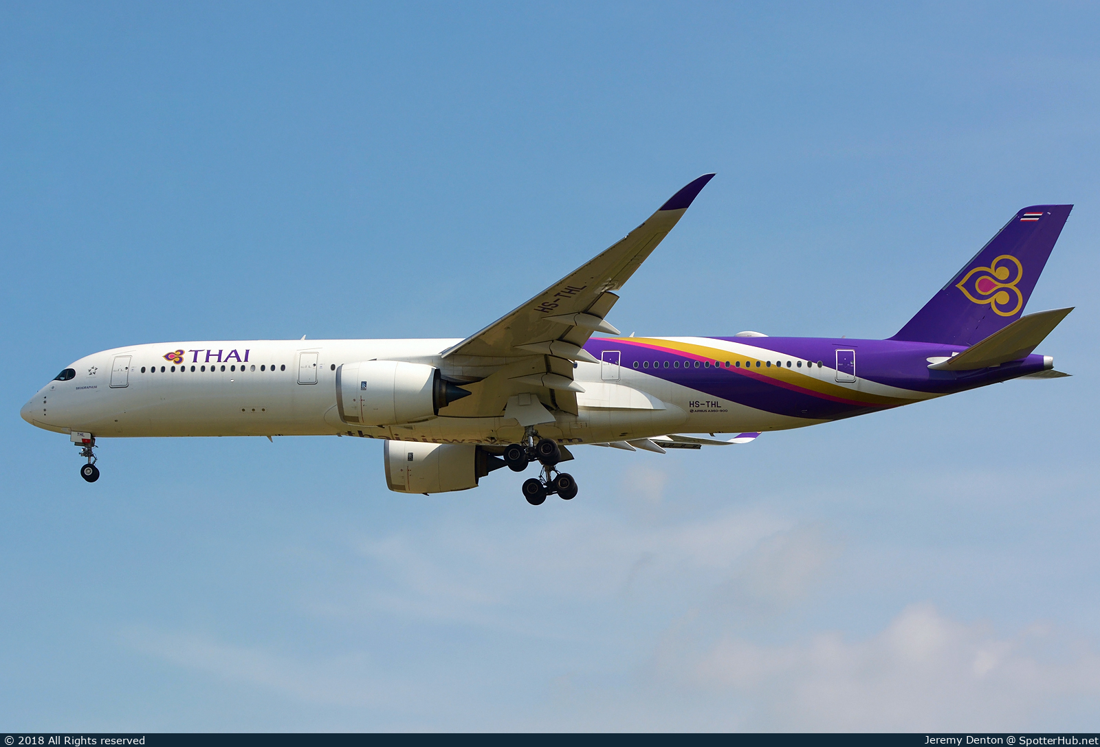 Photo of HS-THL - Airbus A350-941 operated by Thai Airways International