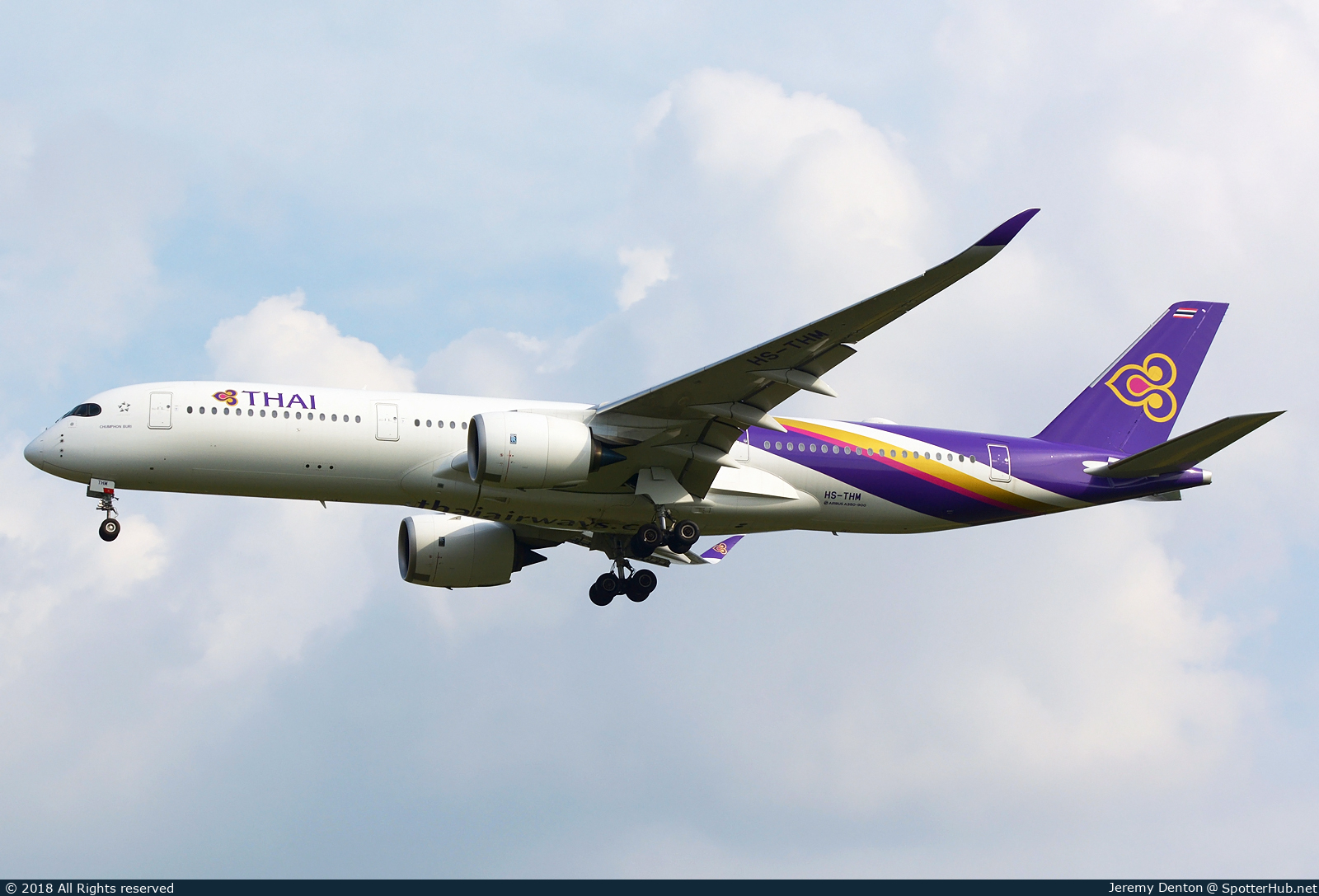 Photo of HS-THM - Airbus A350-941 operated by Thai Airways International