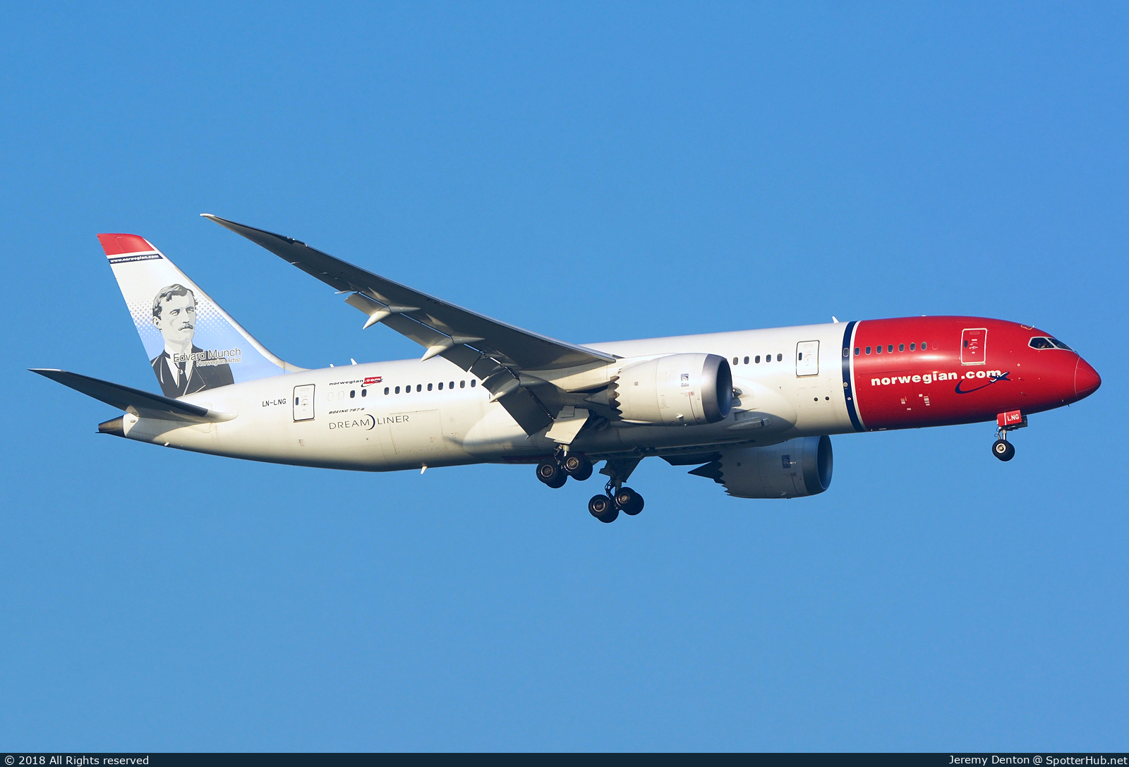 Photo of LN-LNG - Boeing 787-8 Dreamliner operated by Norwegian Long Haul